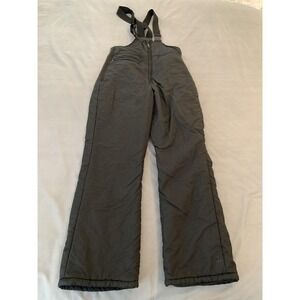 Black Bear Snow Pants Mens 34 Black Insulated Bib‎ Overalls Ski Winter Gear